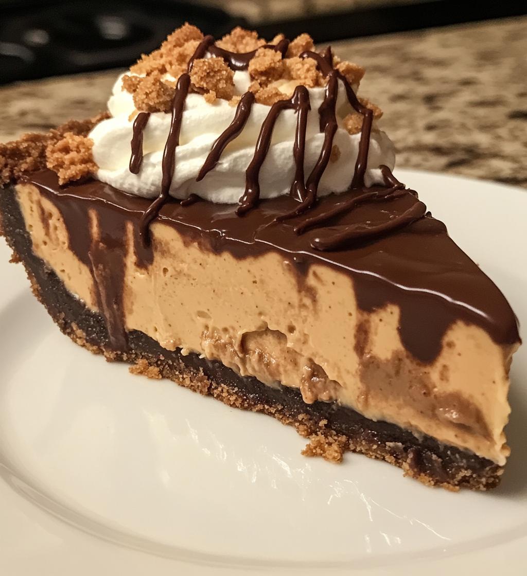 No-Bake Chocolate Peanut Butter Pie: 4 Hour Delight - Desserts & Drinks