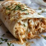 Ooey-Gooey Cheesy Garlic Chicken Wraps You’ll Devour