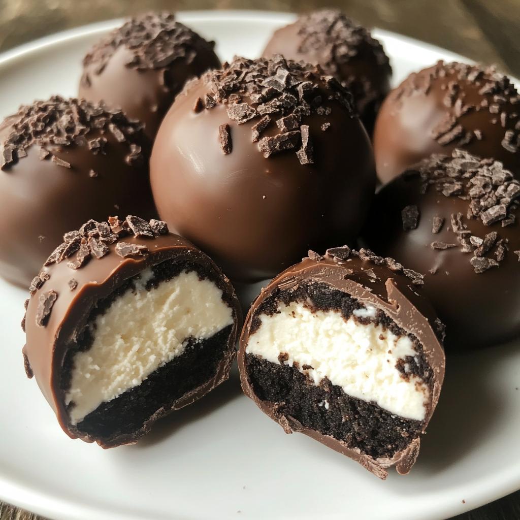 Oreo Cheesecake Truffles