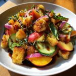 Peach Panzanella Salad – Fresh Summer Salad