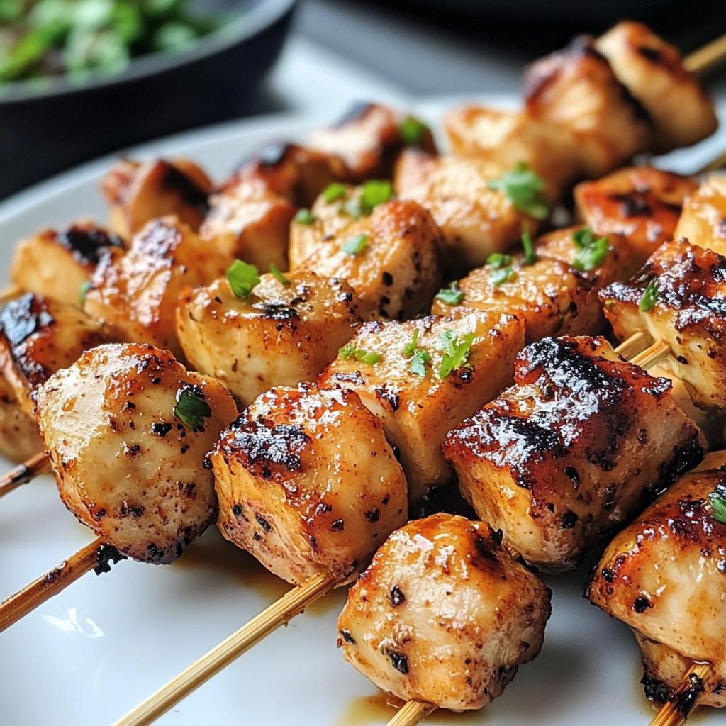 Peruvian Grilled Chicken Skewers