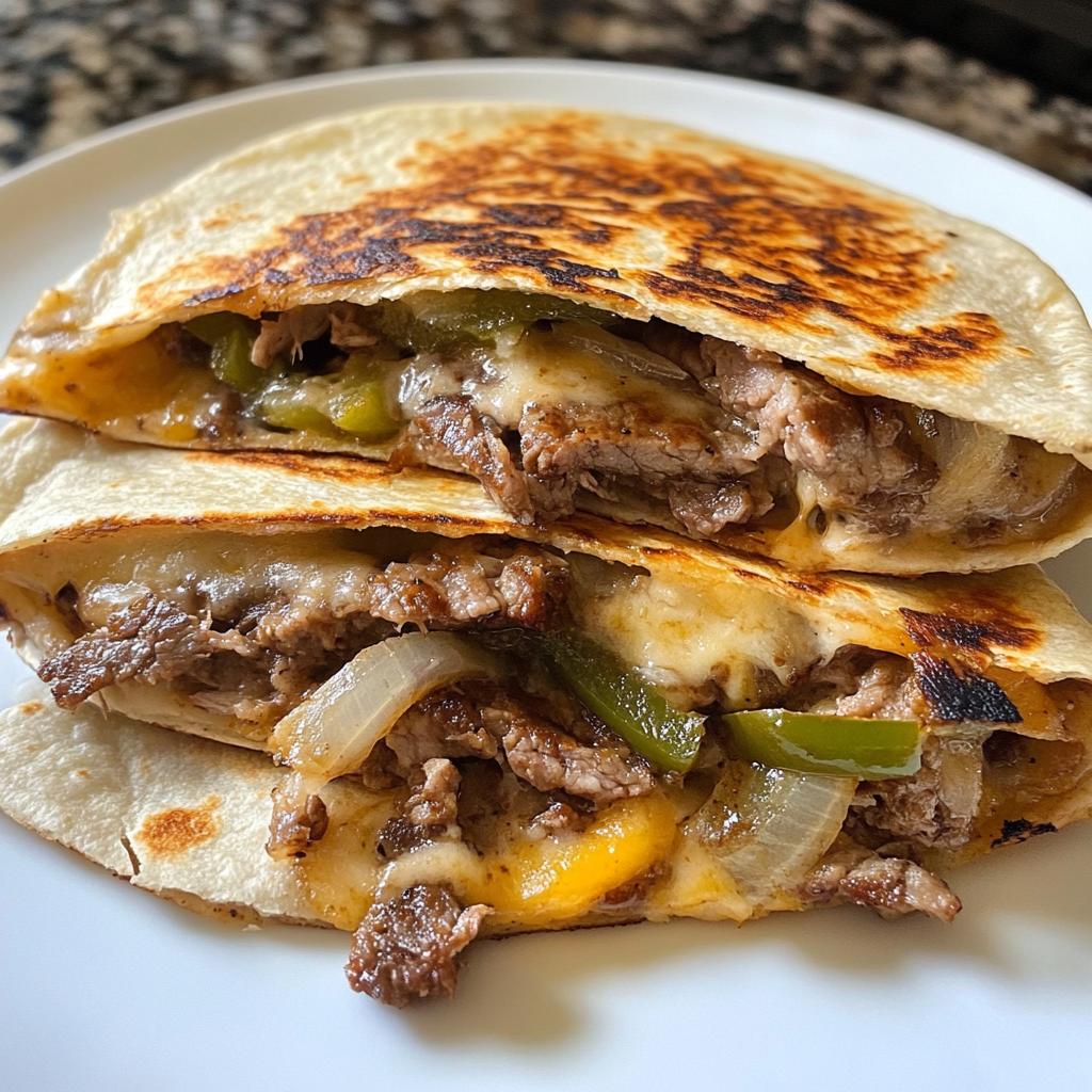 Philly Cheesesteak Quesadillas