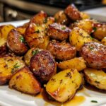Quick & Delish Honey Garlic Sausage Potatoes
