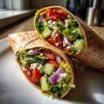 Quick & Easy Mediterranean Veggie Wraps