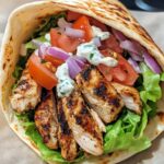 Seasoned Chicken Pita Wraps