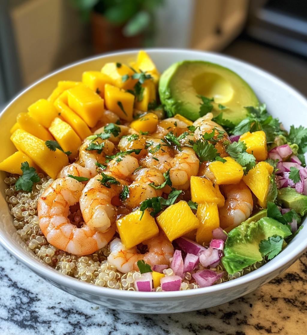 Shrimp Avocado Mango Bowl Recipe - detail 1