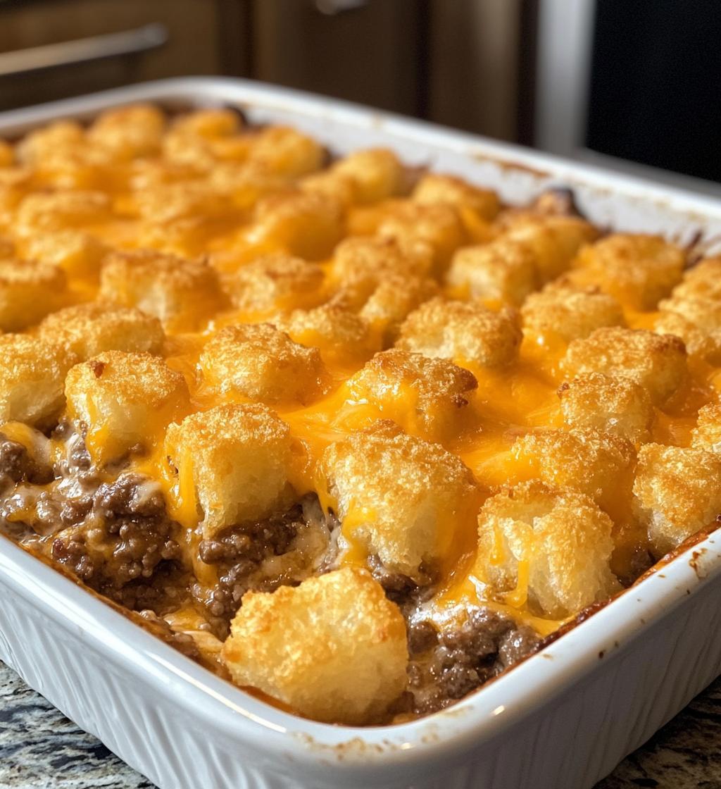 Simple and Delicious Tater Tot Casserole Recipe
