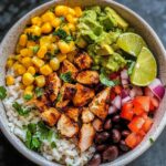 Spicy Chicken Burrito Bowls – Quick Flavor in Every Spoonful