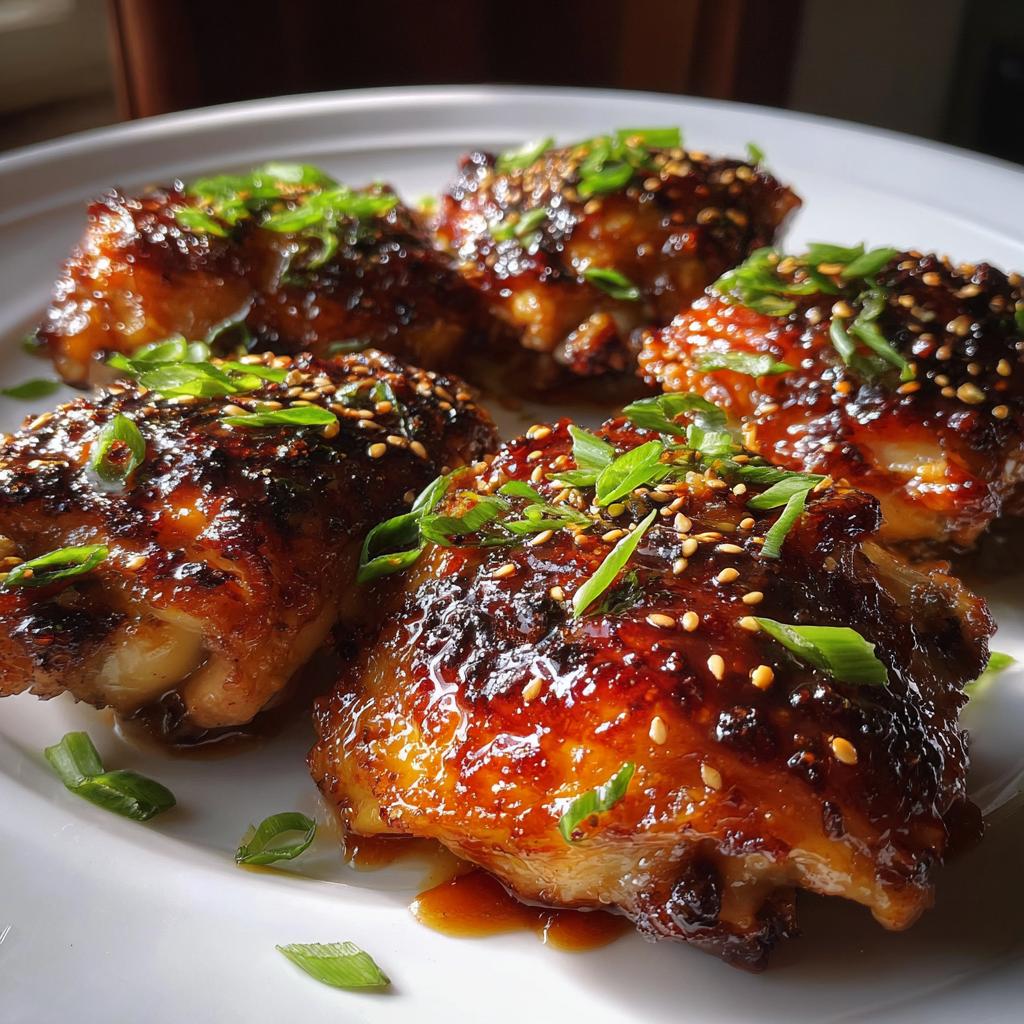 Sticky Honey Soy Baked Chicken