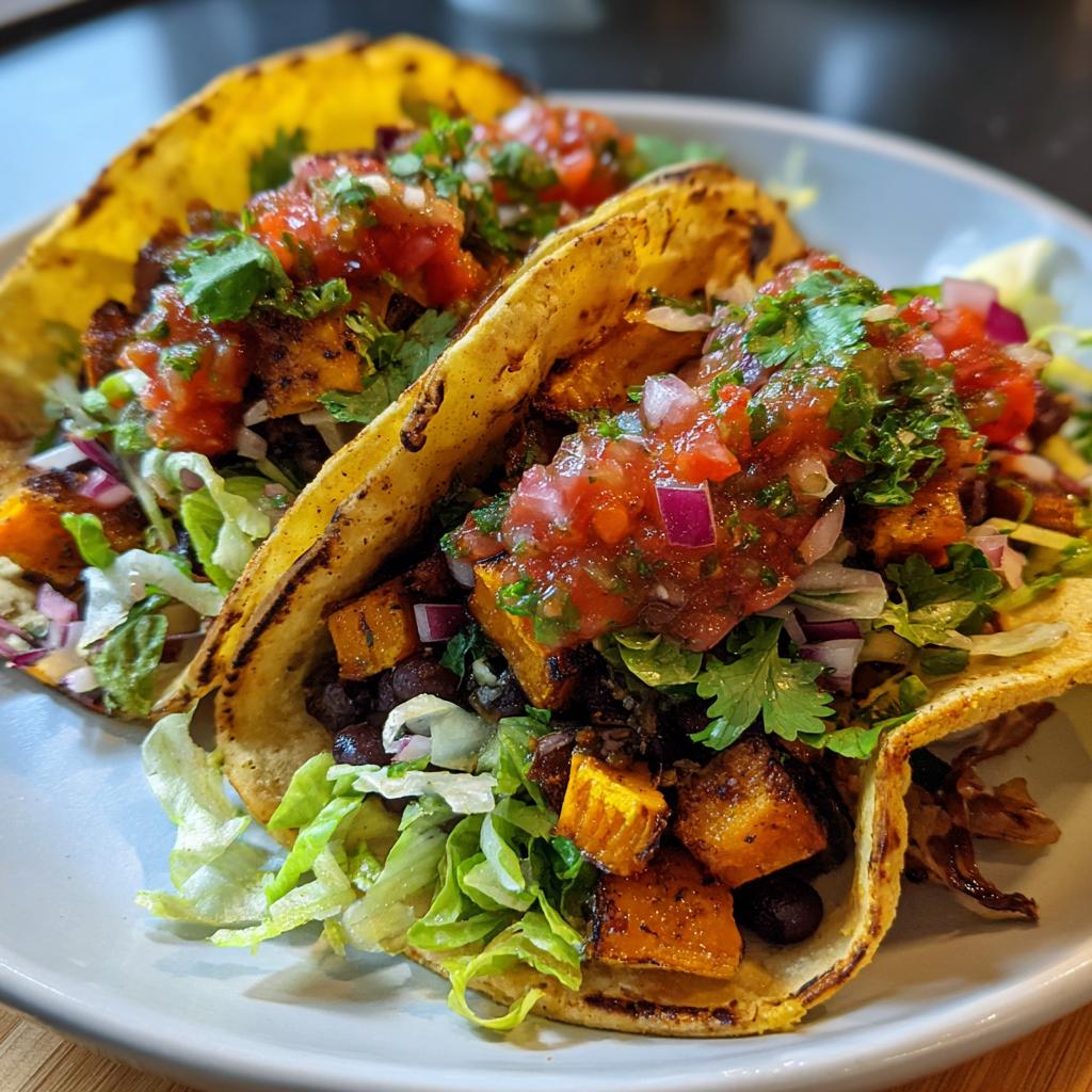 Sweet Potato and Black Bean Tacos