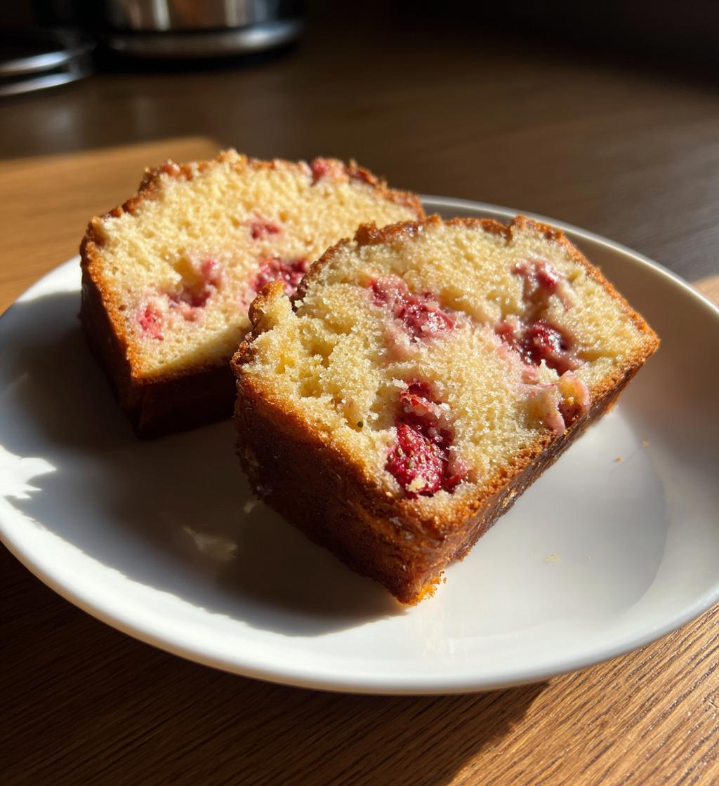 Sweet Strawberry Pound Cake