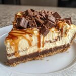 Twix Cheesecake Pie