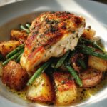 chicken potatoes and green beans