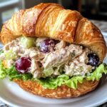 croissant chicken salad sandwich