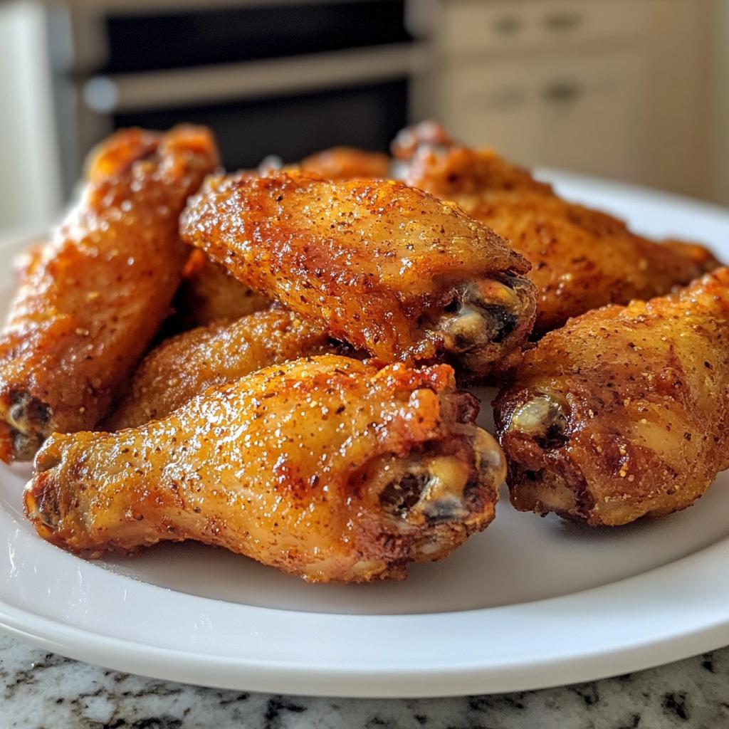 oven fried wings crispy chicken