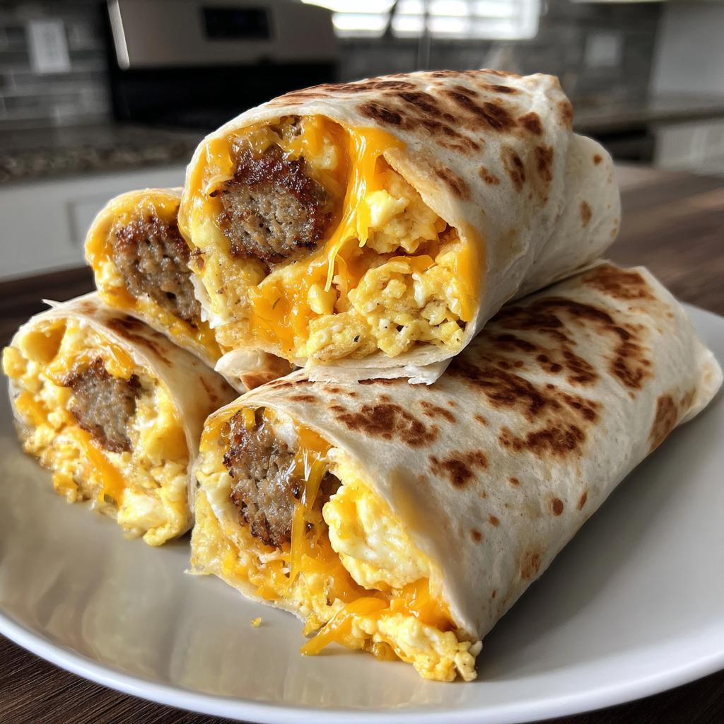 sausage egg and cheese breakfast roll ups,