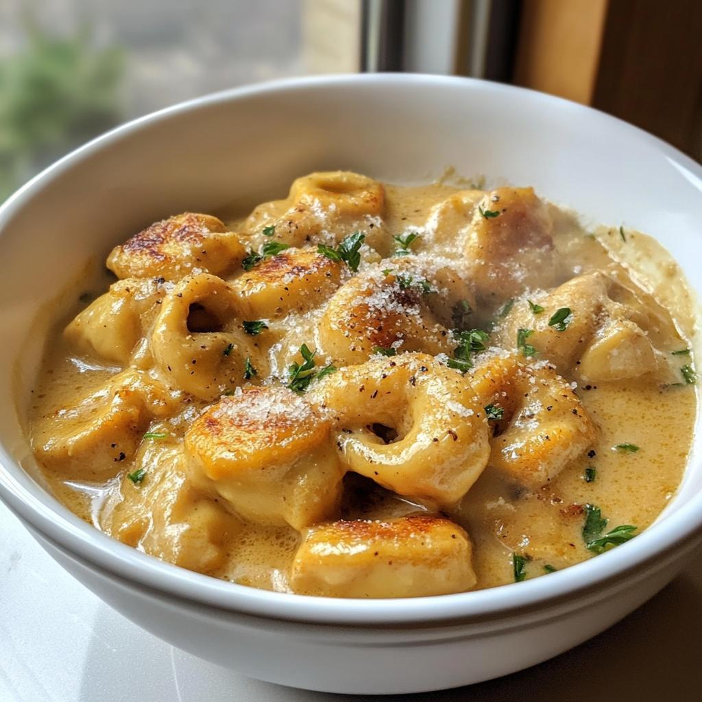 20-Minute Cheesy Chicken Tortellini – Pure Comfort