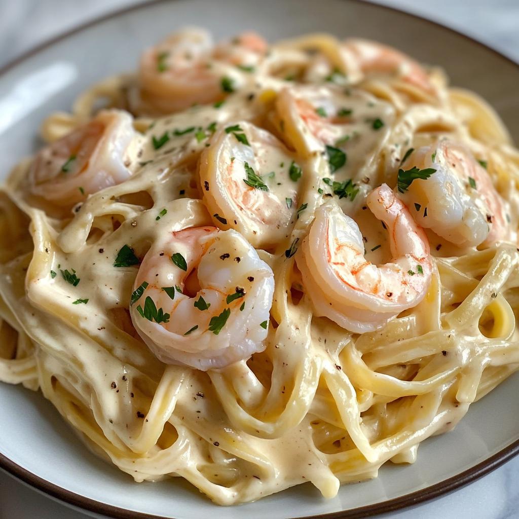 20-Minute Creamy Shrimp Alfredo