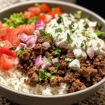 30-Minute Lamb Gyro Bowls with Dreamy Creamy Sauce