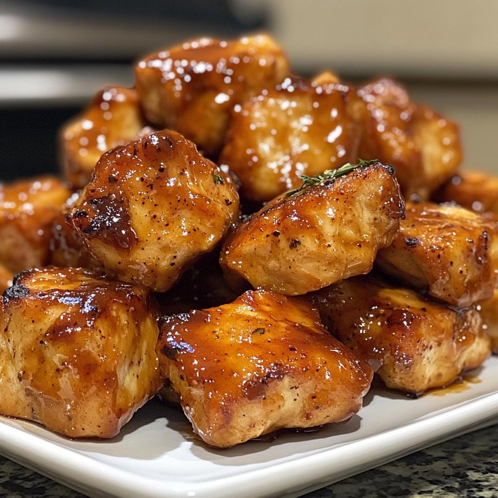 Air Fryer BBQ Chicken Bites