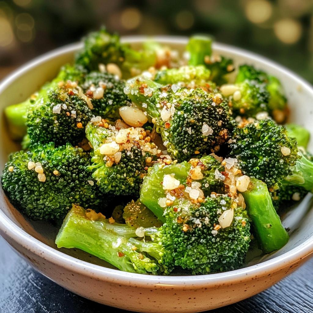 Air Fryer Broccoli with Garlic