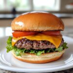 Air Fryer Burgers
