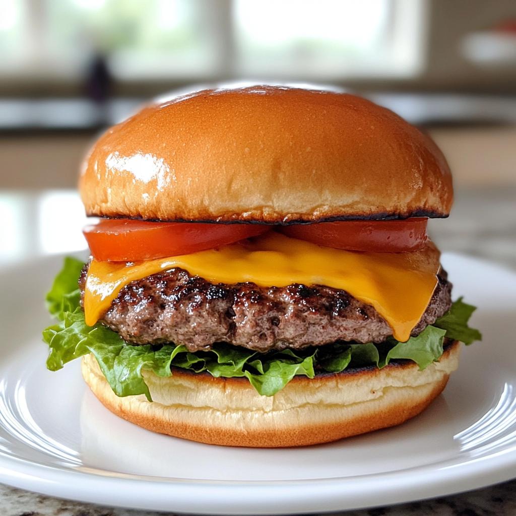 Air Fryer Burgers