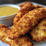 Air Fryer Chicken Tenders with Honey Mustard