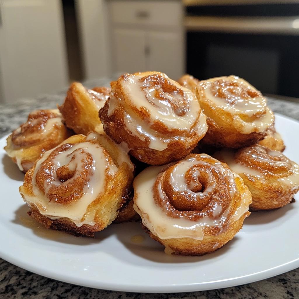 Air Fryer Cinnamon Roll Bites