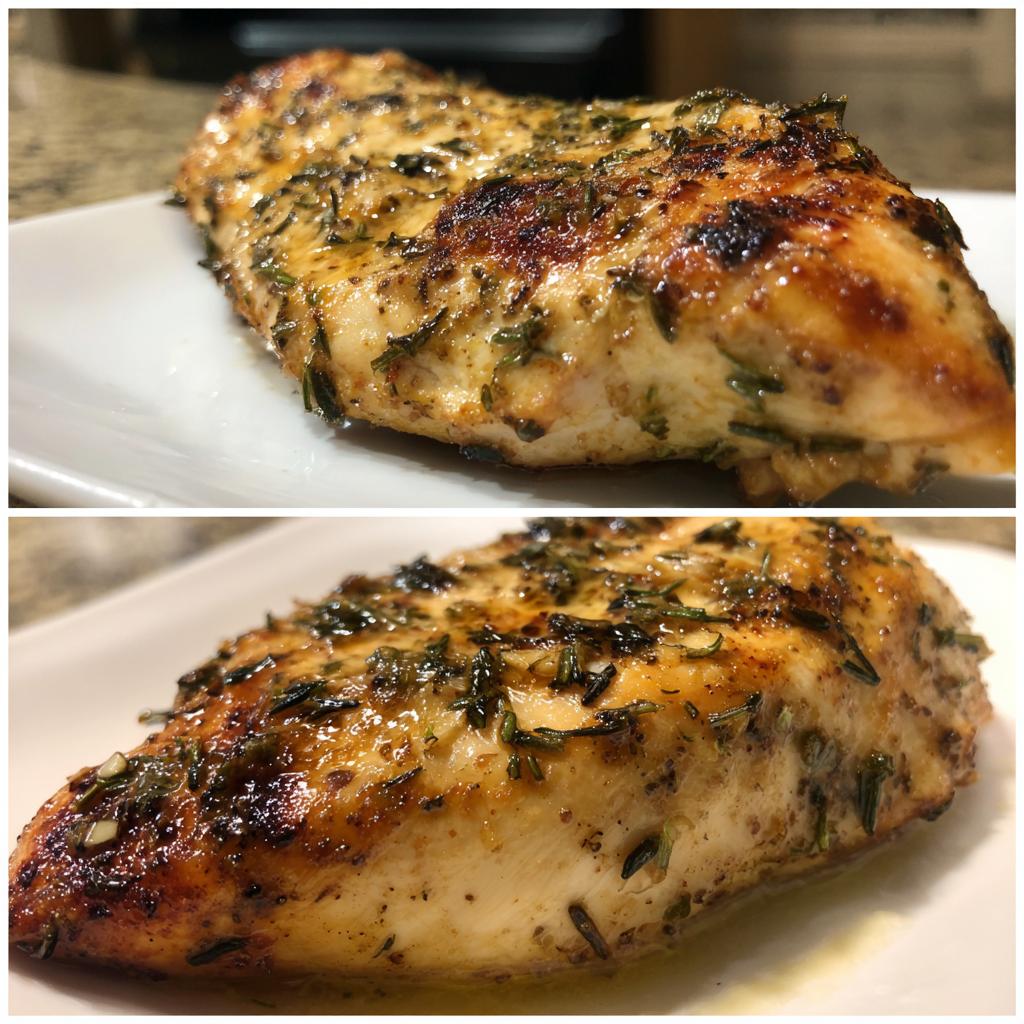 Air Fryer Herb Garlic Chicken Breast