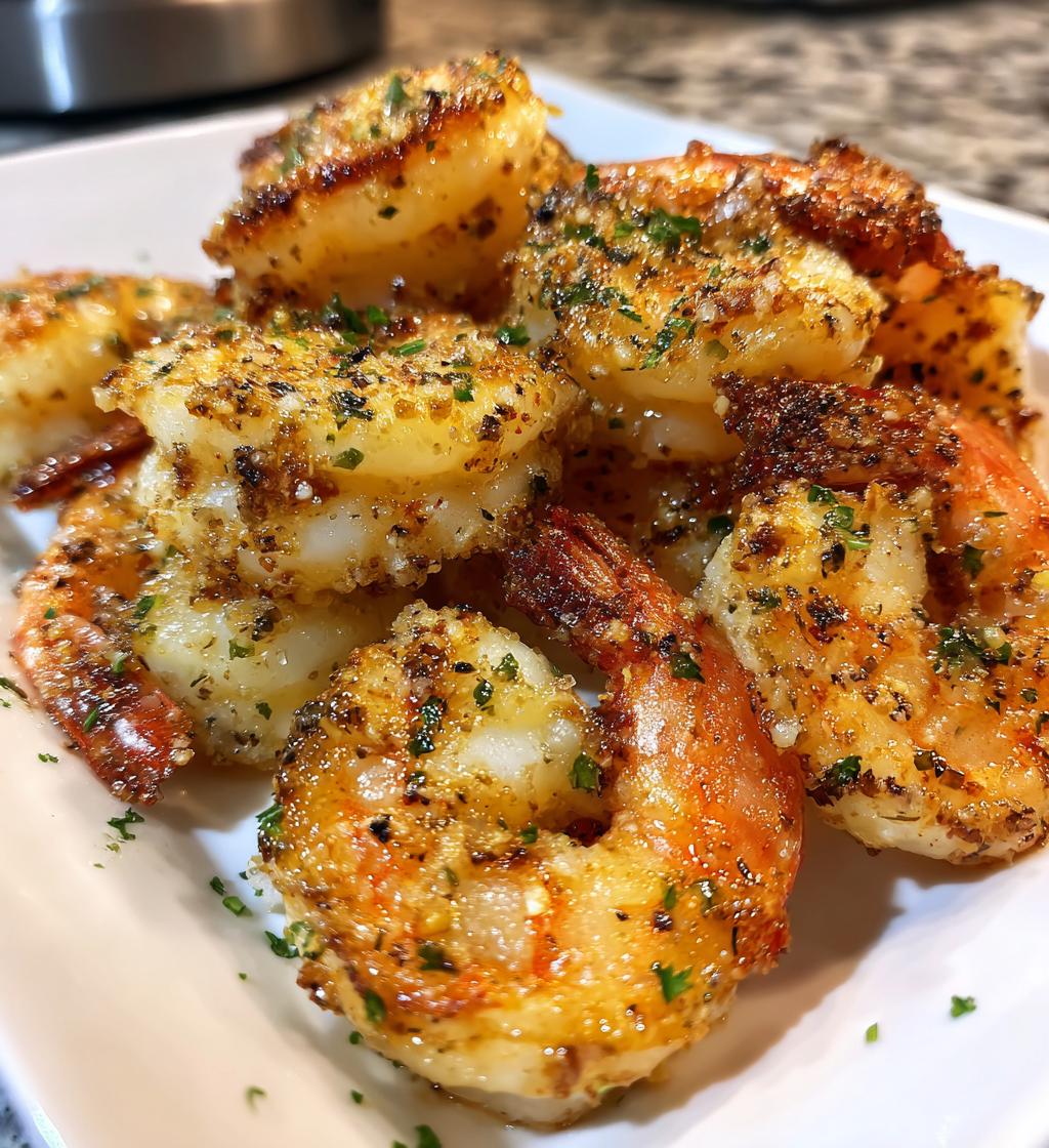 Air Fryer Shrimp with Garlic Butter