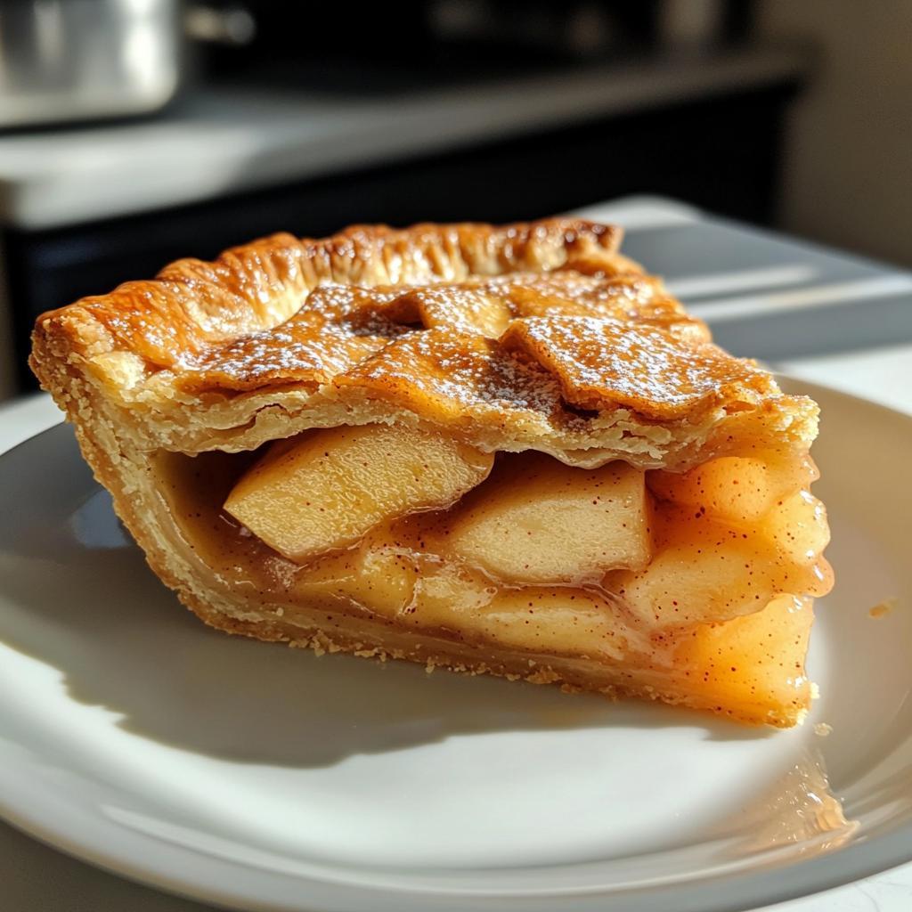 Apple Pie with Cinnamon — cozy and comforting.