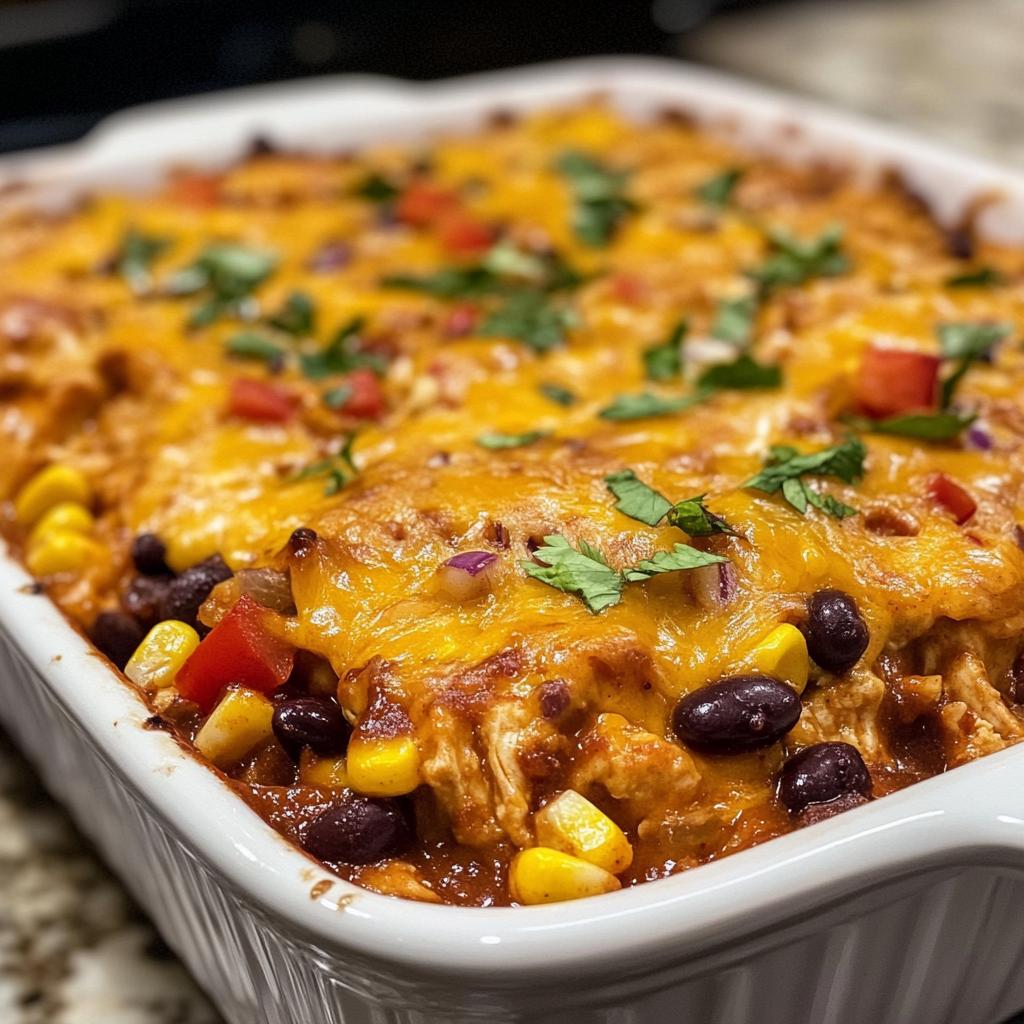 BBQ Chicken Casserole