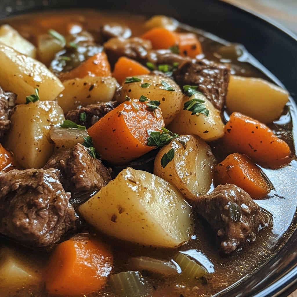 Beef Stew with Vegetables and Potatoes