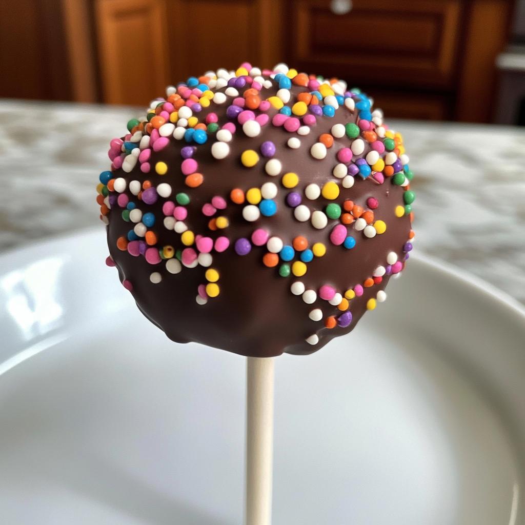 Cake Pops with Chocolate Coating