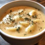 Cheddar Garlic Herb Potato Soup | Cozy & Creamy Comfort Food