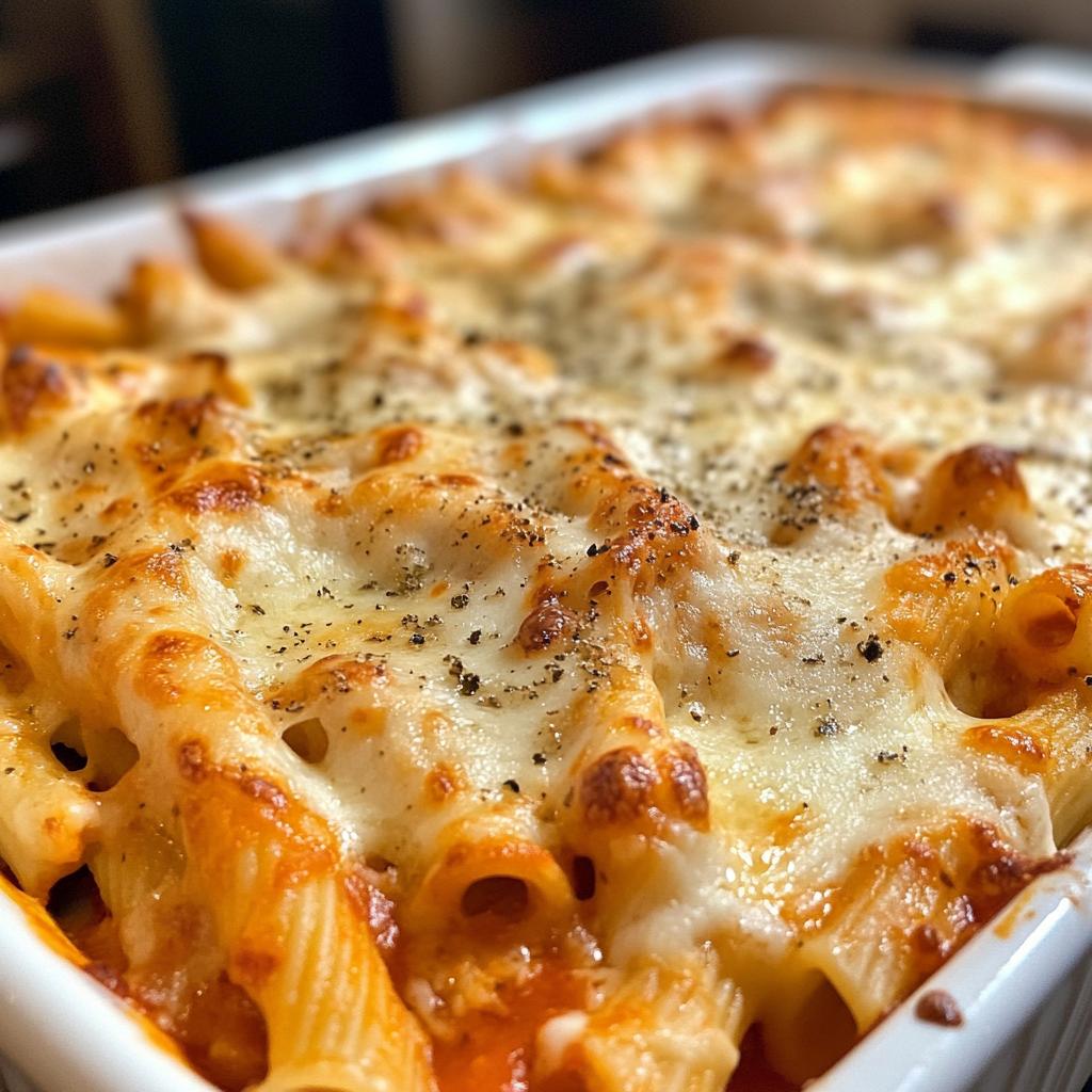 Cheesy Chicken Baked Ziti