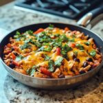 Cheesy Chicken Enchilada Skillet