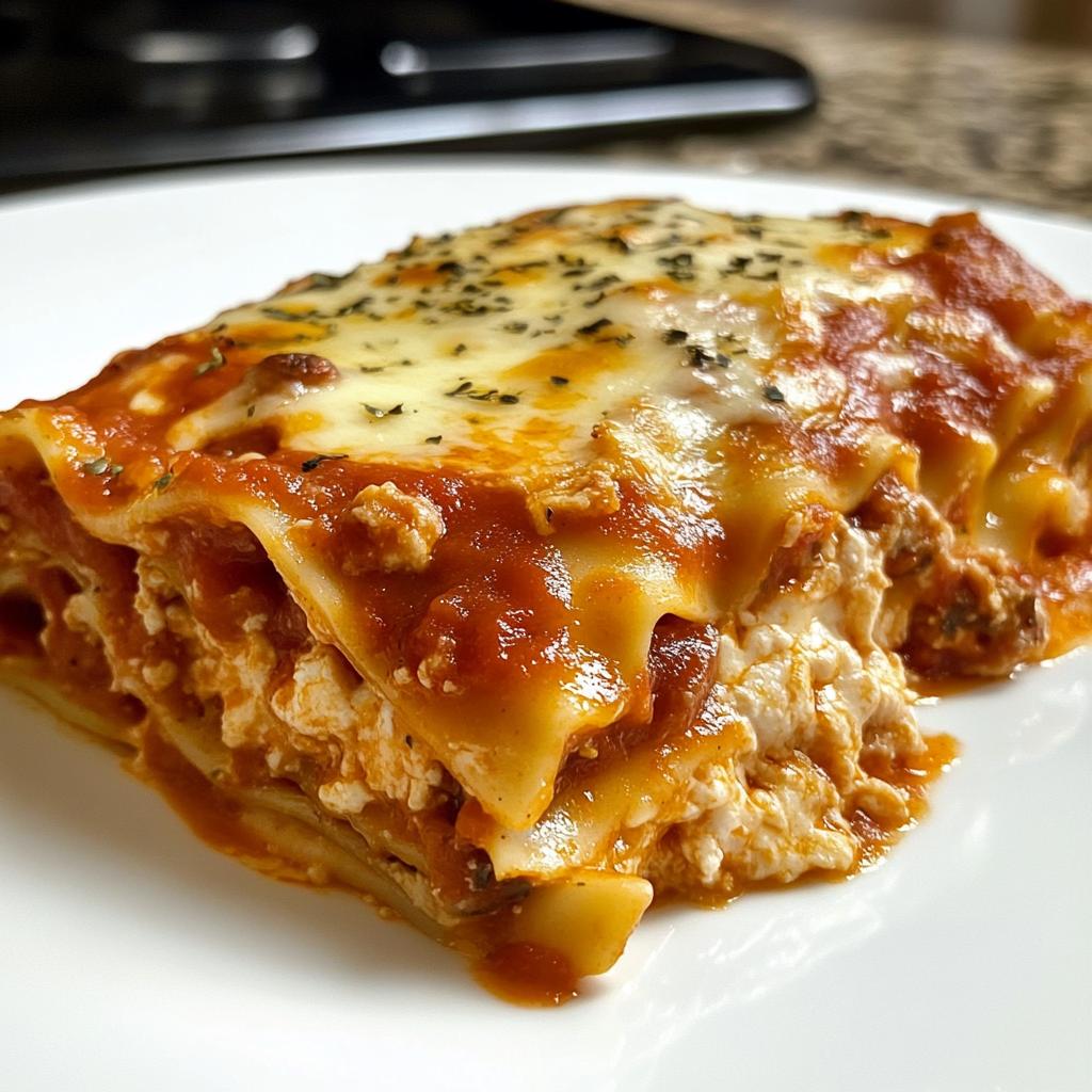Cheesy Chicken Lasagna Roll Ups
