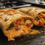 Cheesy Chicken Stuffed Tortillas