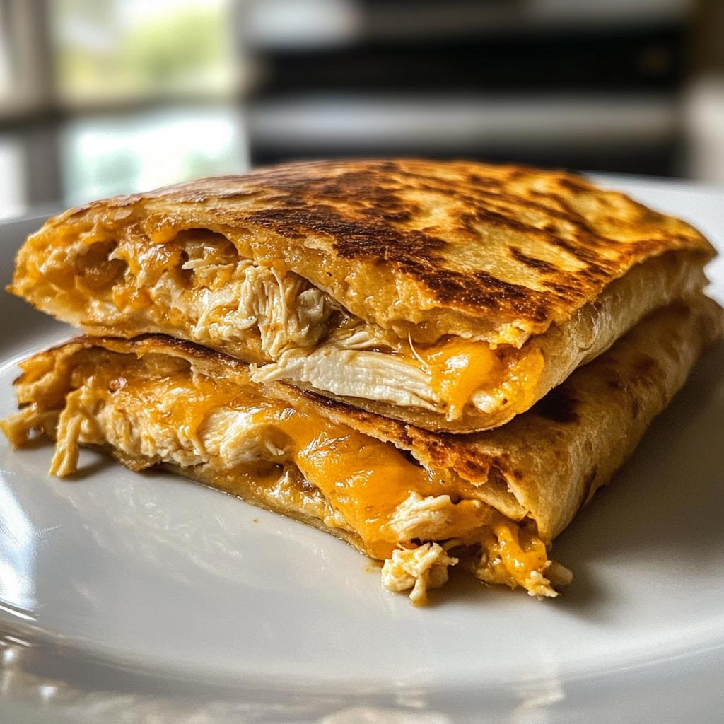 Cheesy Chicken Tortilla Melt