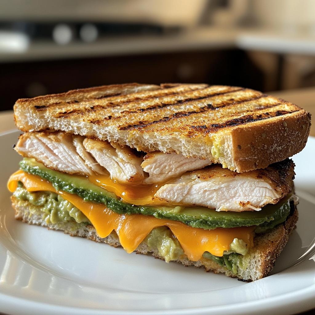 Chicken Avocado Melt Sandwich