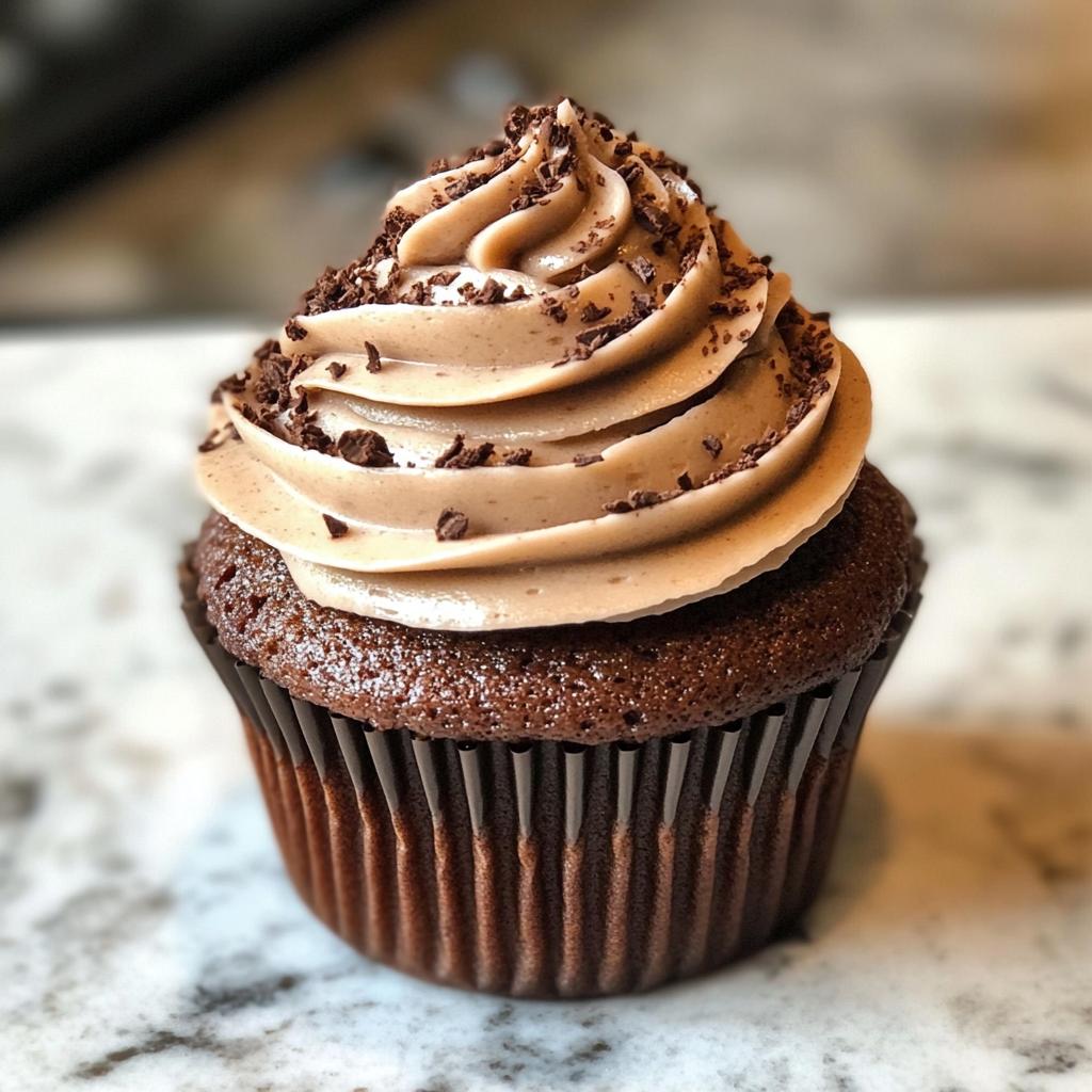 Chocolate Coffee Cream Cupcakes