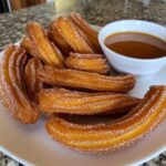 Churros with Caramel Dipping Sauce