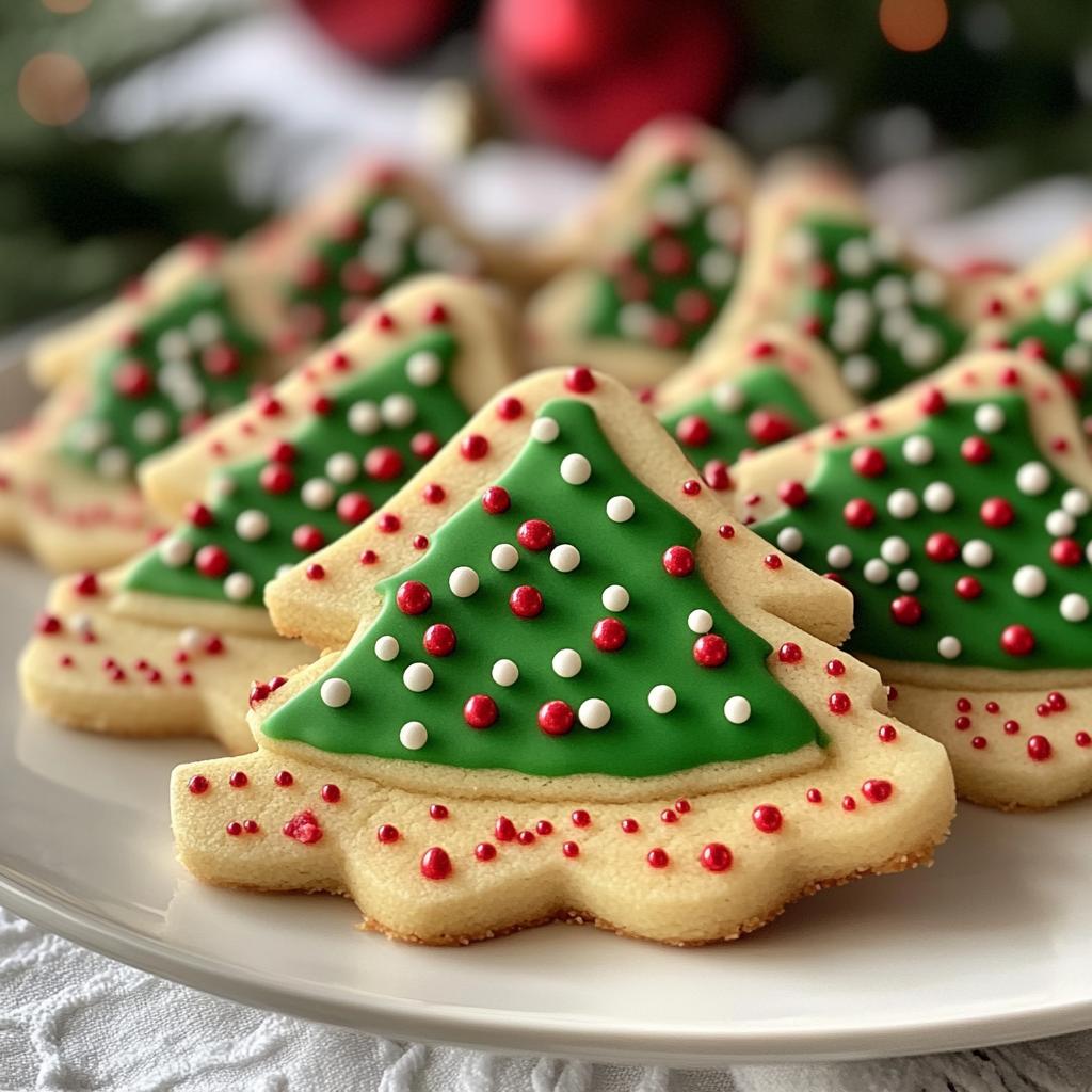 Classic Sugar Cookies (decorated for Christmas