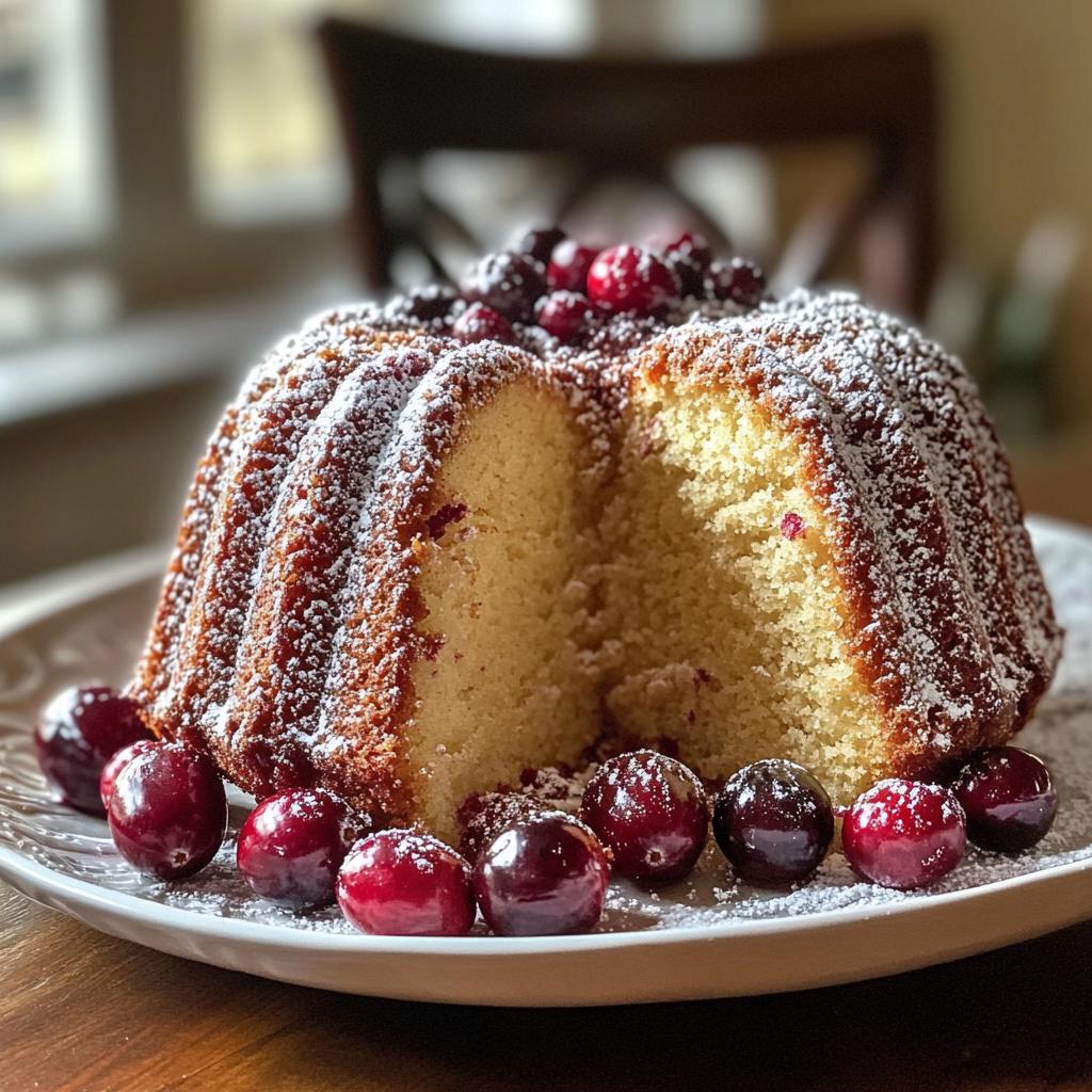 Cranberry Orange Bundt Cake