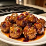 Cranberry Orange Chicken Meatballs