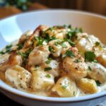 Creamy Chicken Alfredo Gnocchi
