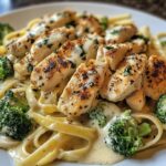 Creamy Chicken Alfredo with Broccoli