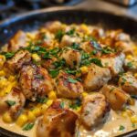 Creamy Chicken and Sweet Corn Skillet